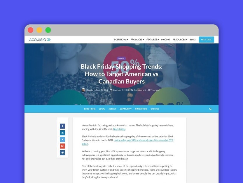 Portfolio Icons - Blog Post - Acquisio – Black Friday Shopping Trends