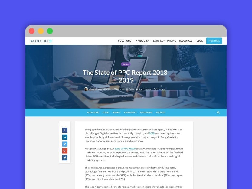 Portfolio Icons - Blog Post - Acquisio – State of PPC Report