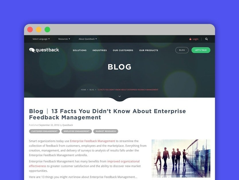 Portfolio Icons - Blog Post - Questback – Enterprise Feedback Management