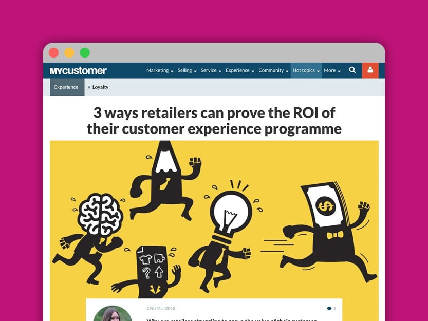 Portfolio Icons - Contributed Article - MyCustomer.com -Improve the ROI of CX