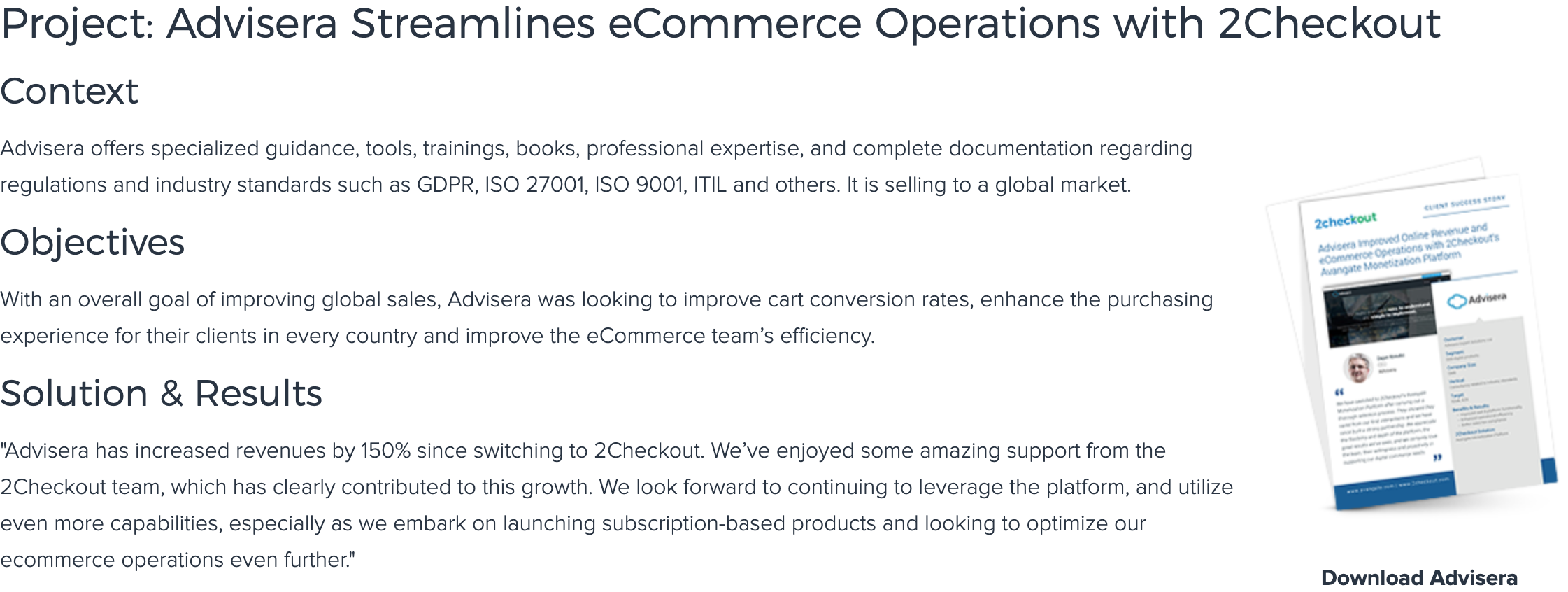 2Checkout Case Study